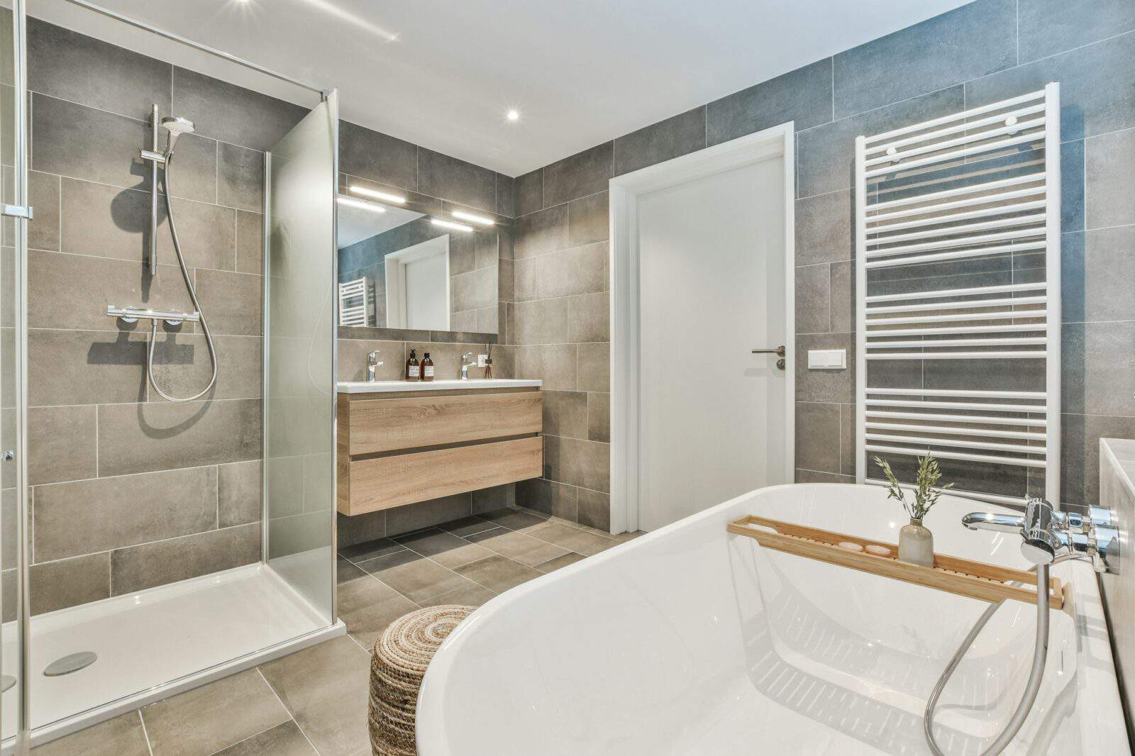 Bright elegant bathroom